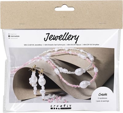 CC Mini Hobbyset Sieraden Roze Zilver Glans