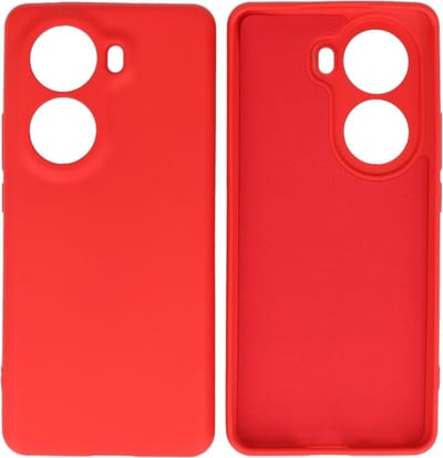Hoesje Geschikt voor de Oppo Reno 11 - Fashion Backcover Hoesje - Colorful Telefoonhoesje - Rood