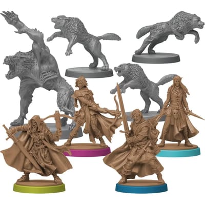 Set met 26 figuren Edge Zombicide Black Plague : Wulfsburg