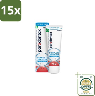 15 x Parodontax Tandpasta Complete Protection Extra Fresh 75 ml - Grootverpakking - Tandvleesbescherming - Mondhygiëne - Tandpasta - Bloedend Tandvlees - Tandplak