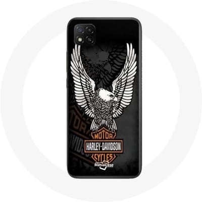 Xiaomi Redmi 9C Case Harley Davidson-motorfietsen