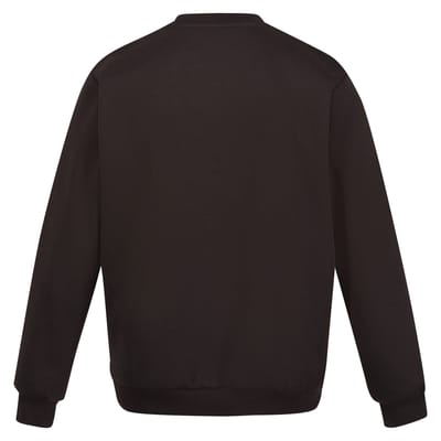 Regatta Heren Pro Crew Neck Sweatshirt (Zwart)