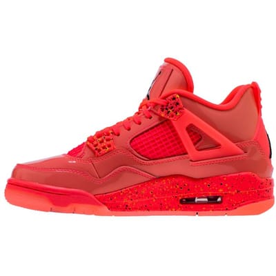 Air Jordan 4 Retro NRG Hot Punch Dames Sneakers Rood Zwart Volt AQ9128-600 35.5 red