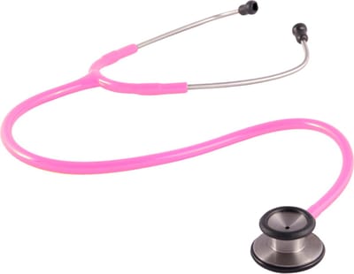 Clinical Dual Head Stethoscoop Medisch Roze - MDR Gecertificeerd - Verpleegkundige Accessoires - Verpleegkundige Cadeau