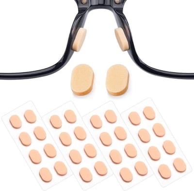 Neuspads van schuimrubber voor brillen - Antislip en zelfklevend - Verstelbaar - 16 paar - 15 mm - Comfortabele neuskussens