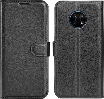 Coverup Hoesje - Geschikt voor Nokia G50 Hoesje - Coverup Book Case - Zwart
