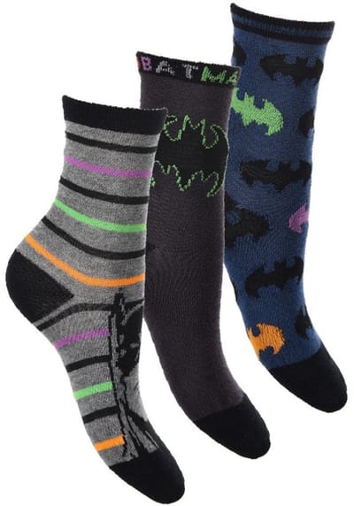 Batman - sokken Batman 3 paar- jongens- maat 23/26