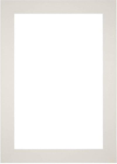 Passe-Partout Fotomaat 20x30 cm - Lijstmaat 32x45 cm - Lichtgrijs - Museumkarton - Fotolijst niet inbegrepen
