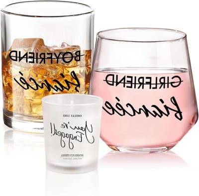 Unieke Geschenken voor Verloofden - Whiskey- en Wijnglazen voor Bruid en Bruidegom