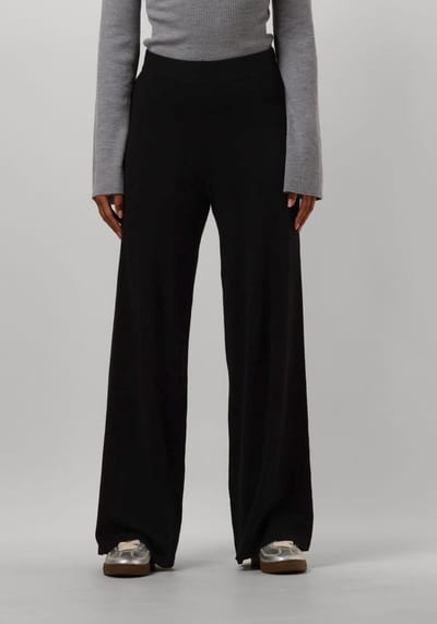 My Essential Wardrobe Emmamw Knit Pant Broeken Dames - Zwart - Maat M