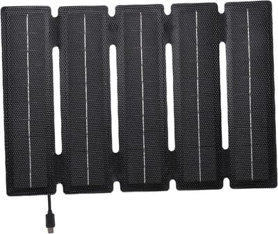 Opvouwbaar Zonnepaneel - Draagbare Charger - Buiten Opladen - Ultradun Monokristallijn - 25W - Zwart