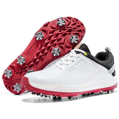 Grote Maat Heren Golfveters Genageld Waterdicht Sport Casual Ademend Golfschoenen 46