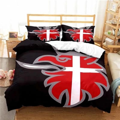 Scania Vrachtwagen Logo Beddengoed Set Jongens Meisjes Eenpersoons Tweepersoons Maat Dekbedovertrek Kussensloop Bed Kinderen Volwassenen Mode Huis Textiel EU King(240*220cm)3pcs