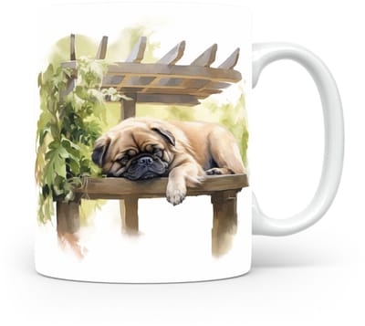 Mok Pekinees Beker voor koffie of tas voor thee, cadeau voor dierenliefhebbers, moeder, vader, collega, vriend, vriendin, kantoor, opa, oma, hond, kerst, sinterklaas, verjaardag