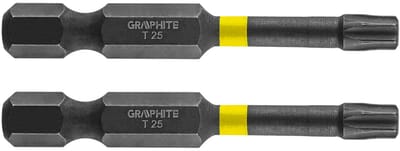 GRAPHITE - TX25 Slagbit - 50 mm - S2 Staal - Duurzaam
