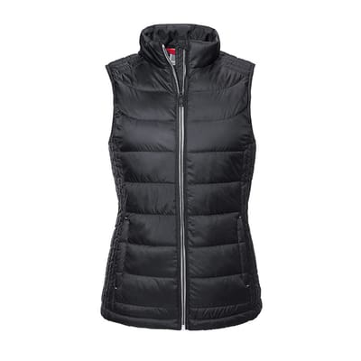 Russell Vrouwen/dames Nano Gewatteerde Bodywarmer (Zwart)