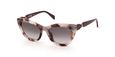 Blumarine SBM240 Rosso marmorizzato 53/19/140 WOMAN Zonnebrillen
