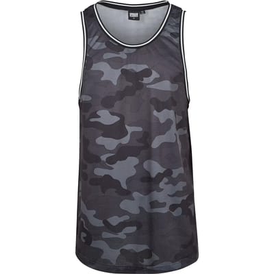 Urban Classics Camo Mesh Tanktop Tanktop dark camo XL Heren
