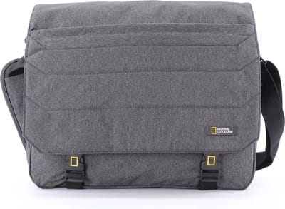 National Geographic Laptoptas / Crossbodytas / Schoudertas - 15 Inch - Pro - N00709 - Grijs - 2 Tone Grijs