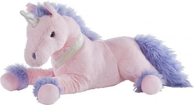 Heunec pluche knuffel eenhoorn/unicorn - roze - 50 cm - knuffeldieren - Speelgoed