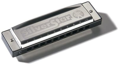 Hohner Silverstar Mondharmonica C - Prijs/kwaliteit - Beste starter mondharmonica - Ook geschikt voor kids - met begeleiding