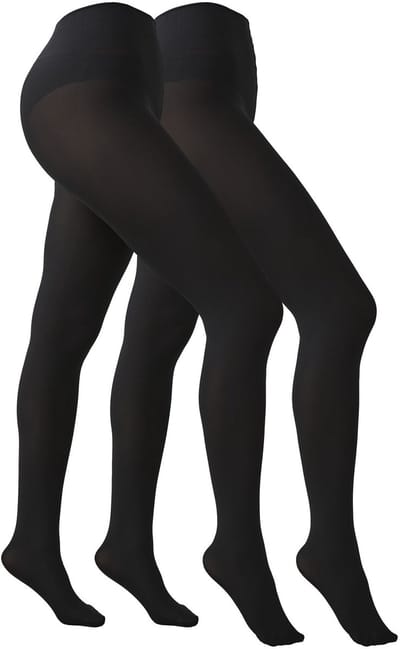Next - Dames - Ultimate Comfort Opaque Set met twee opaque 100D panty's - Zwart
