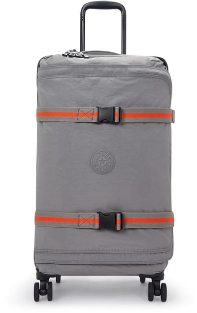 kipling trolley Basic Spontaneous Wheeled Luggage Inviting Grey grijs 63cm