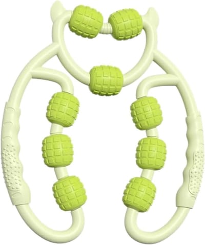 Effectieve anti-cellulite massage roller met 360 graden beweging voor benen en billen, stimuleert doorbloeding en vermindert vermoeidheid