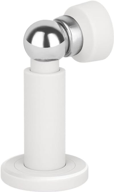 Magnetische Deurstopper - Deurhouder Muur - Deur Open Houden - In Hoogte Verstelbaar - 8-12.7 cm - Wit