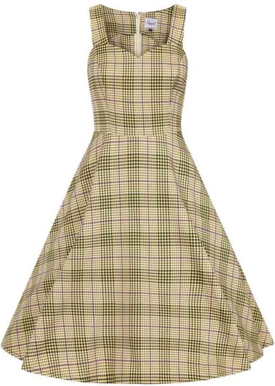Dancing Days - PICNIC Flare jurk - 2XL - Oranje