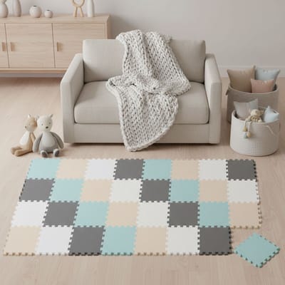 Van dag Één: 36-delige Baby Puzzel Speelmat - 30x30 EVA Schuim Kruipmat Vloermat Speeltapijt Kind