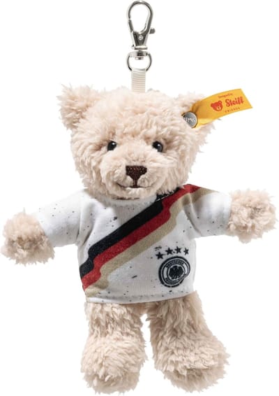Steiff knuffel Ben teddybeer hanger 12 cm beige pluche speelgoed.