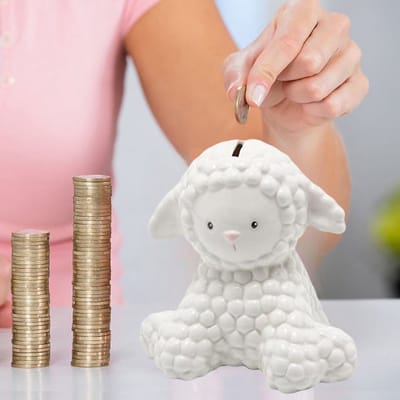 Decopatent - Groot Spaarvarken Spaarpot - Keramiek - Afm 22 x 17 x 19 cm - Spaarpot varken voor volwassenen en kleine kinderen - Cadeau - Kleur: Roze