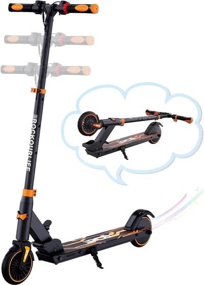 Elektrische Step Kinderen - 20km/u - 250W piek - Tot 80 kg - Voor kinderen en tieners - Oranje
