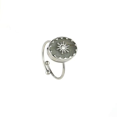 Jomide Ring Happy Sun Taupe - Goudkleurig