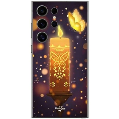 Coque Samsung Galaxy S24 Ultra Encanto bougie magique familia disney anime Maniacase zwart