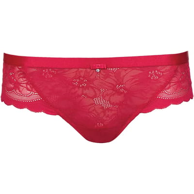 Rode kanten slip Lisca Evelyn - Rood - Maat - 38