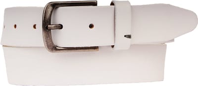 Presly & Sun Heren - Leren riem - Wit - 90cm
