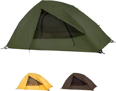 Pop-up tent met snelle installatie; kampeer- en backpacktent met regenvlieg en optimale luchtstroom