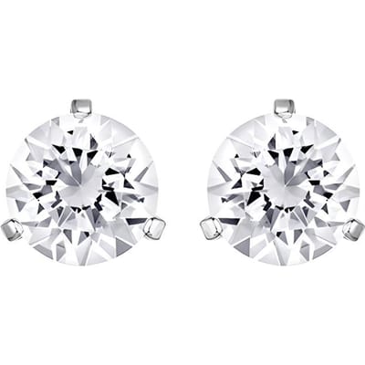 Swarovski Solitaire Brilliant Starry Love Oorbellen Damesoorbellen Rhodium-Vergulde 1800046 Box (Random Color) white