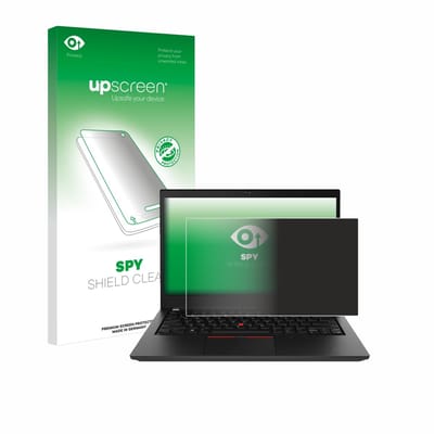 upscreen - privacy screenprotector voor Lenovo ThinkPad T490 Non-Touch - Folie Beschermfolie Blauwlichtfilter