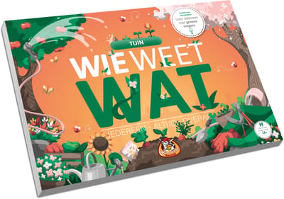 White Goblin Games - Wie Weet Wat: Tuin - Partyspel - 2 tot 10 spelers - Speelt snel en de uitleg is nóg sneller - Wie Weet Wat speel je altijd, met iedereen en overal - Ideaal cadeau