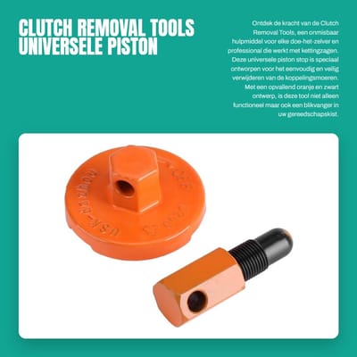Dailygoods- Koppeling Verwijderingsgereedschap - Universele Zuiger-Stop - Koppelingsservice - Stuurmoeren Verwijdering - Oranje/Zwart - Verpakkingsgewicht 308 g - Zuigerstopper