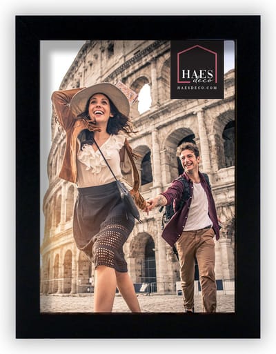 HAES DECO - Houten fotolijst Roma zwart voor 1 foto formaat 10x15 - SP13915