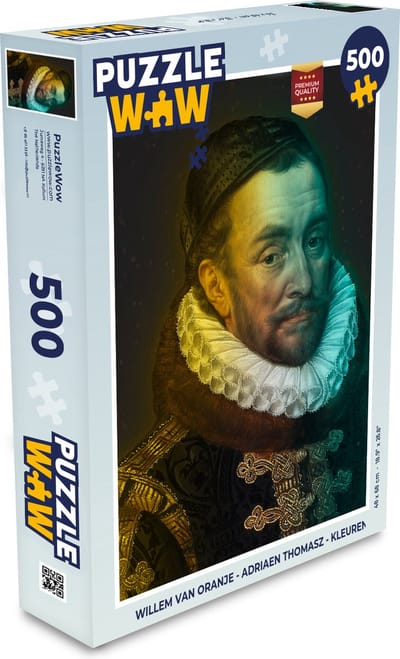 Puzzel Willem van Oranje - Adriaen Thomasz - Kleuren - Legpuzzel - Puzzel 500 stukjes