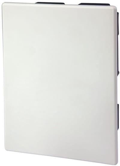 Flamco Afdekking v. regelbox m. kop binnen kunststof wit, F11834