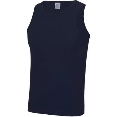 Heren tanktop 'Cool Vest' French Navy - S