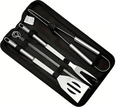 Nivard Barbeque Set - Barbecueset - Barbecue - Barbecues - BBQ - Tangenset - Vleeset - Accessoires - Zomer - 8 stuks