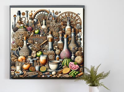 Kunstprint | Wanddecoratie | Dibond | 50 × 50 cm