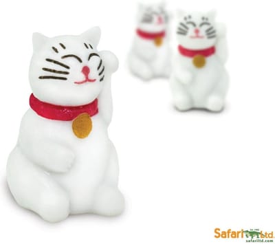 Safari Lucky Mini's/ geluksmini's katten/ poezen 10 stuks (ca 1-2 cm)